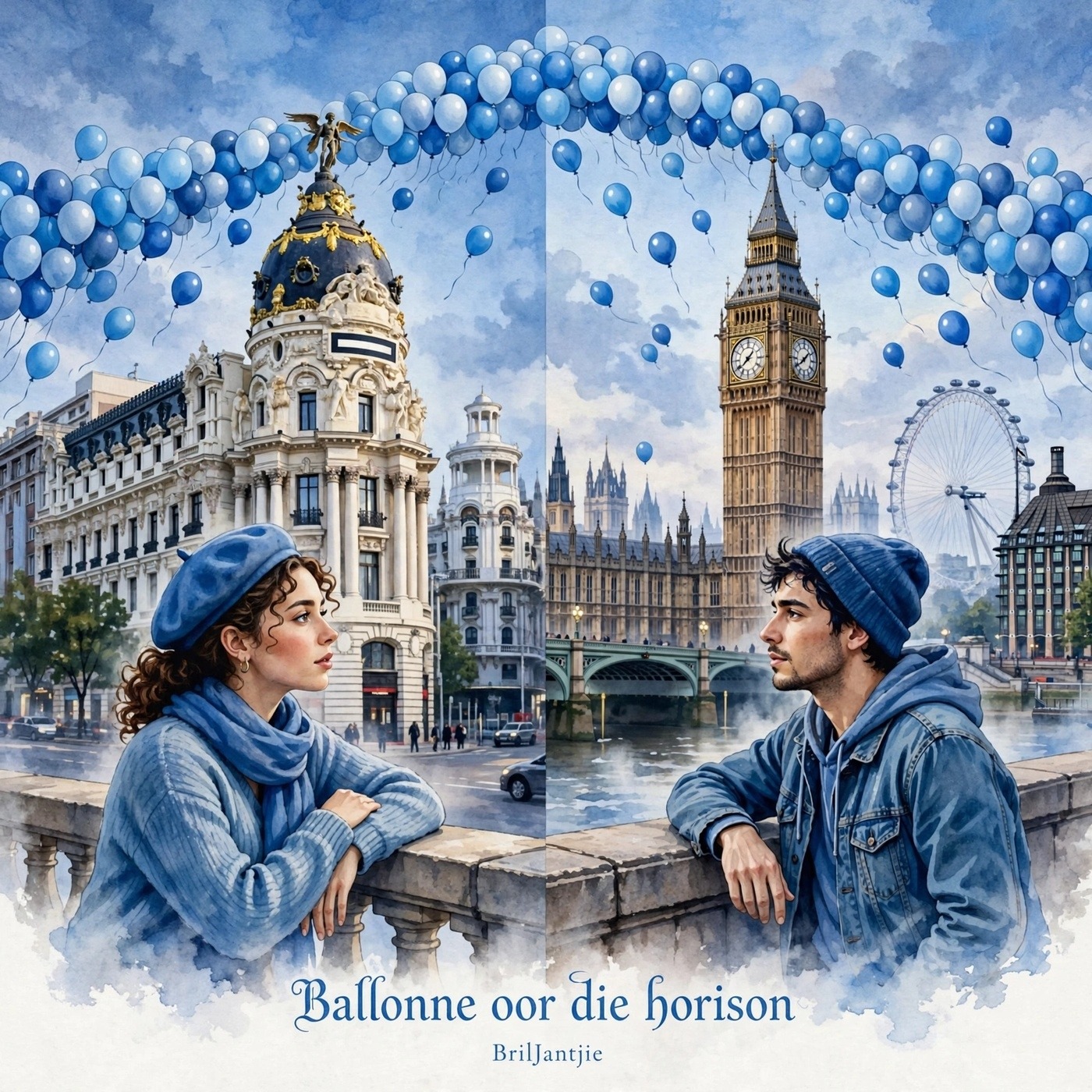 Ballonne oor die horison by Briljantjie